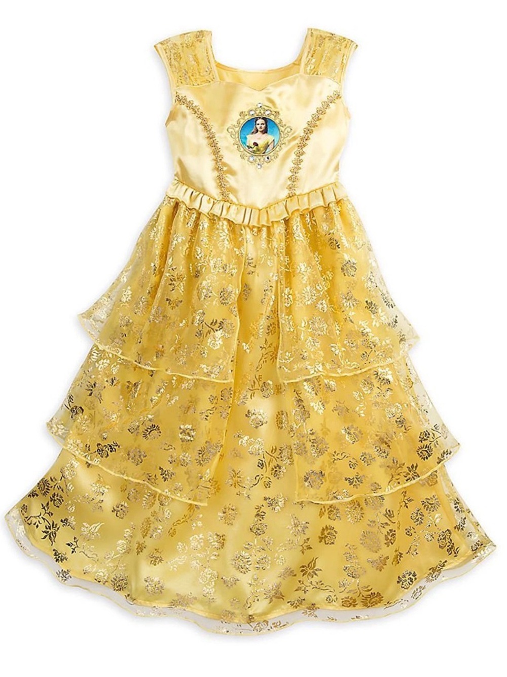 DISNEY | 9 / 10 | Princess Belle Deluxe Sleeveless Nightgown Pajama Girl Gown